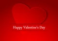 Valentine beautiful background template with heart