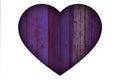 Valentine blue violet heart wood texture