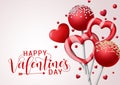 Valentine candies vector background template. Happy valentines greeting text with valentines candy and lollipop elements.