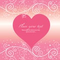 Valentine card Royalty Free Stock Photo