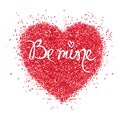 Valentine card -- Be mine