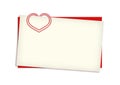 Valentine card copyspace