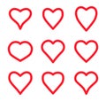 Like and Heart icon.