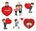 Valentine Cartoon Vectors