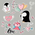 Valentine clip art set