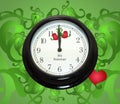 Valentine Clock Royalty Free Stock Photo