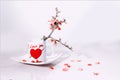 Valentine cup Royalty Free Stock Photo