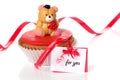 Valentine cupcake Royalty Free Stock Photo