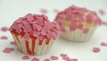 Valentine cupcake Royalty Free Stock Photo