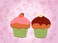 Valentine cupcakes