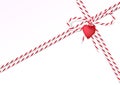 Valentine Day Background with Rope and Heart