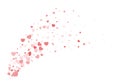 Valentine day design trail Royalty Free Stock Photo