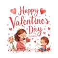 Valentine Day Greeting Card for Hubby Royalty Free Stock Photo