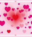Valentine day greeting card vector Royalty Free Stock Photo