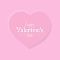 valentine day happy heart pastel banner