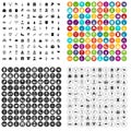 100 valentine day icons set vector variant Royalty Free Stock Photo