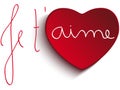 Valentine Day Je taime Heart