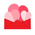 Valentine day message Royalty Free Stock Photo
