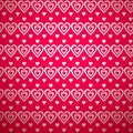 Valentine day pattern with shadow. illustration Royalty Free Stock Photo