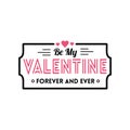 valentine day wish. Vector illustration decorative design