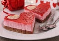 Valentine dessert Royalty Free Stock Photo