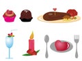 Valentine Dining Icons