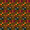 Kente Cloth Seamless Pattern