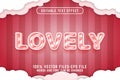 Valentine Editable Text Effect