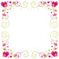 Valentine frame Royalty Free Stock Photo