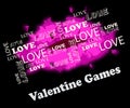 Valentine Games Shows Valentines Day Romantic Game