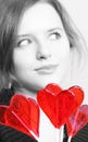 Valentine girl Royalty Free Stock Photo