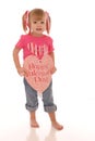 Valentine girl3 Royalty Free Stock Photo