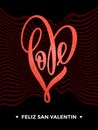 Valentine gold love heart glitter pattern card Royalty Free Stock Photo