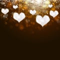 Valentine Golden Background