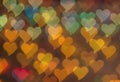 valentine hart background bokeh