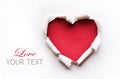 Valentine Heart Card Design Royalty Free Stock Photo