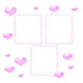 Valentine heart frame