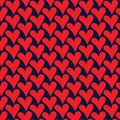 Valentine and Heart Seamless Pattern Background,Heart Pattern Vector Art, Icons, and Graphics Royalty Free Stock Photo