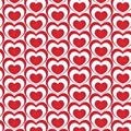 Valentine and Heart Seamless Pattern Background,Heart Pattern Vector Art, Icons, and Graphics Royalty Free Stock Photo