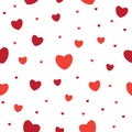 Valentine heart seamless texture