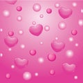 Valentine hearts background