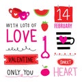 Valentine I Love You Sweetheart Cute Cartoon Vector