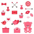 Valentine icon set