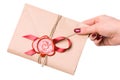 Valentine letter Royalty Free Stock Photo
