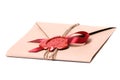 Valentine letter Royalty Free Stock Photo