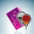 Valentine/Love Card & Balloons