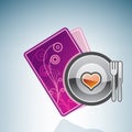 Valentine/Love Card & Heart Plate