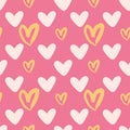 Valentine Love Heart Seamless Pattern