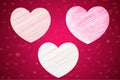 Love background and love icons for lovers and valentine. Especially for Valentine card and love card. Royalty Free Stock Photo