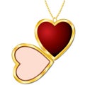 Valentine Medal 2 Royalty Free Stock Photo